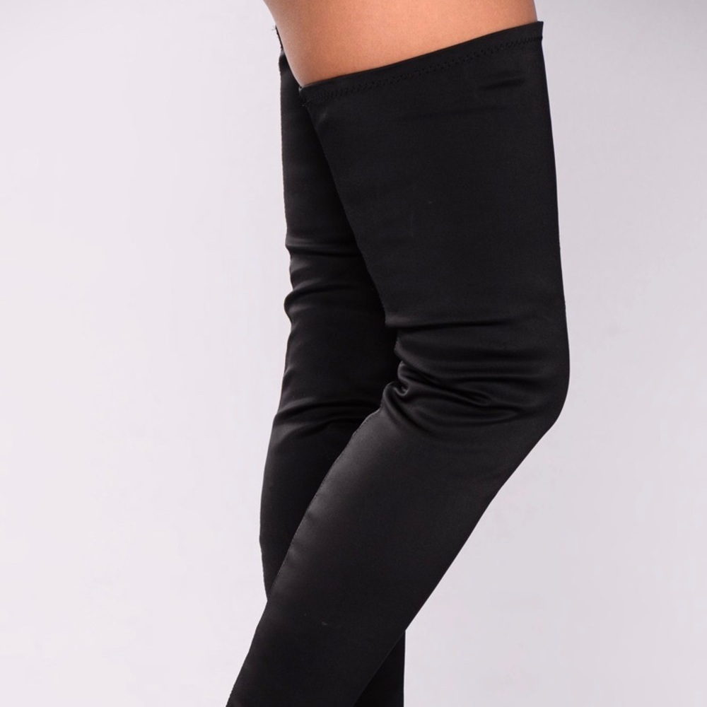 Thigh high over the knee crotch length pointed
